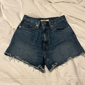 Levi's High Waisted Mom Shorts